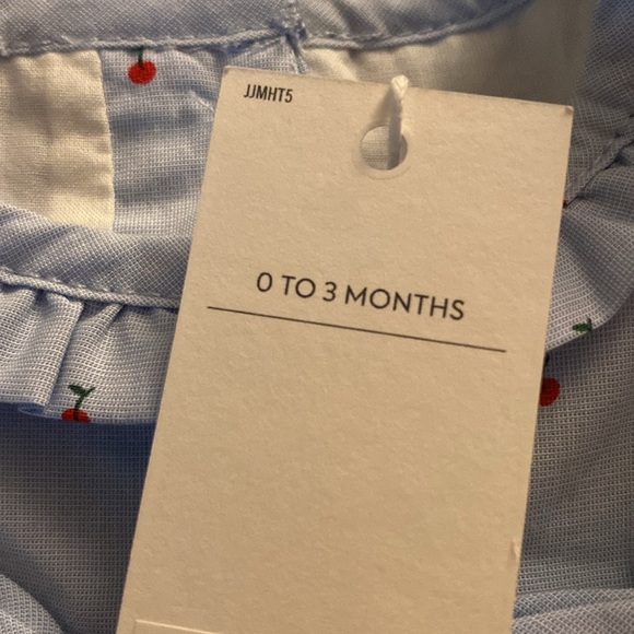 Janie and Jack Baby Mini Cherry Dress NWT - Picture 4 of 4